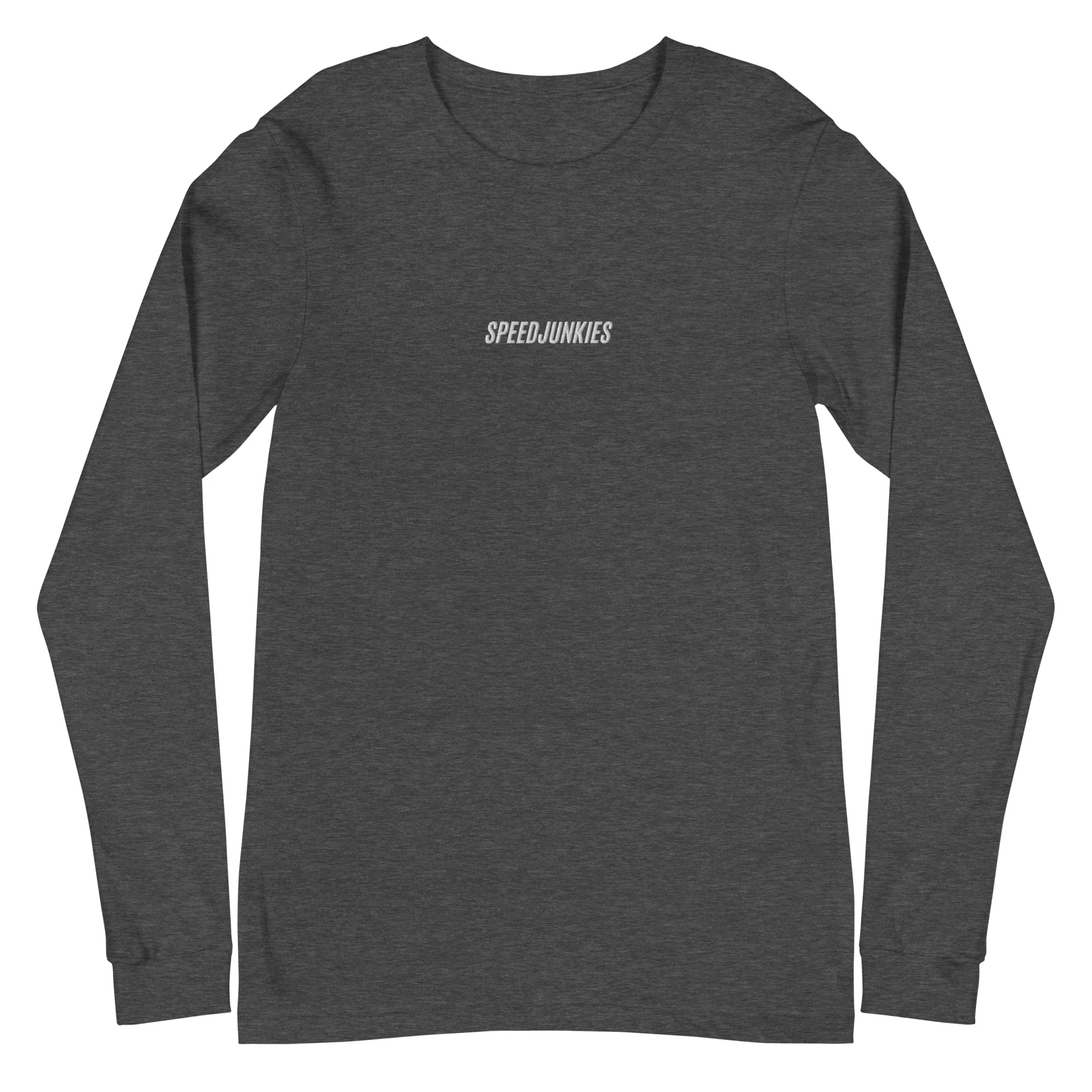 Embroidered Front Unisex Long Sleeve Tee - Image 4