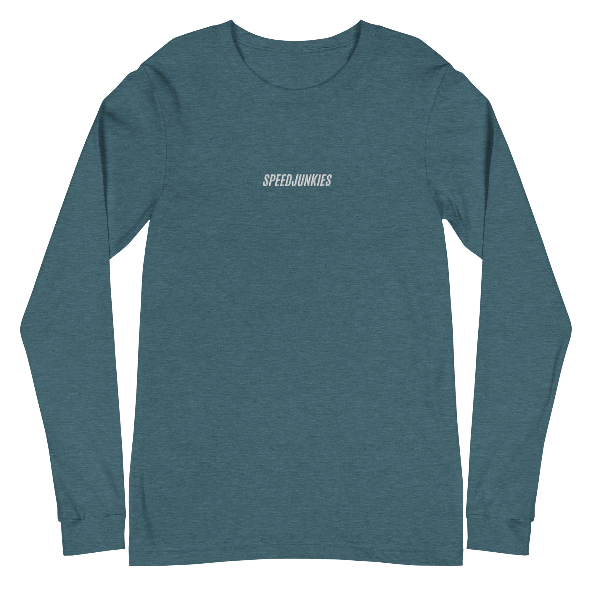 Embroidered Front Unisex Long Sleeve Tee - Image 7