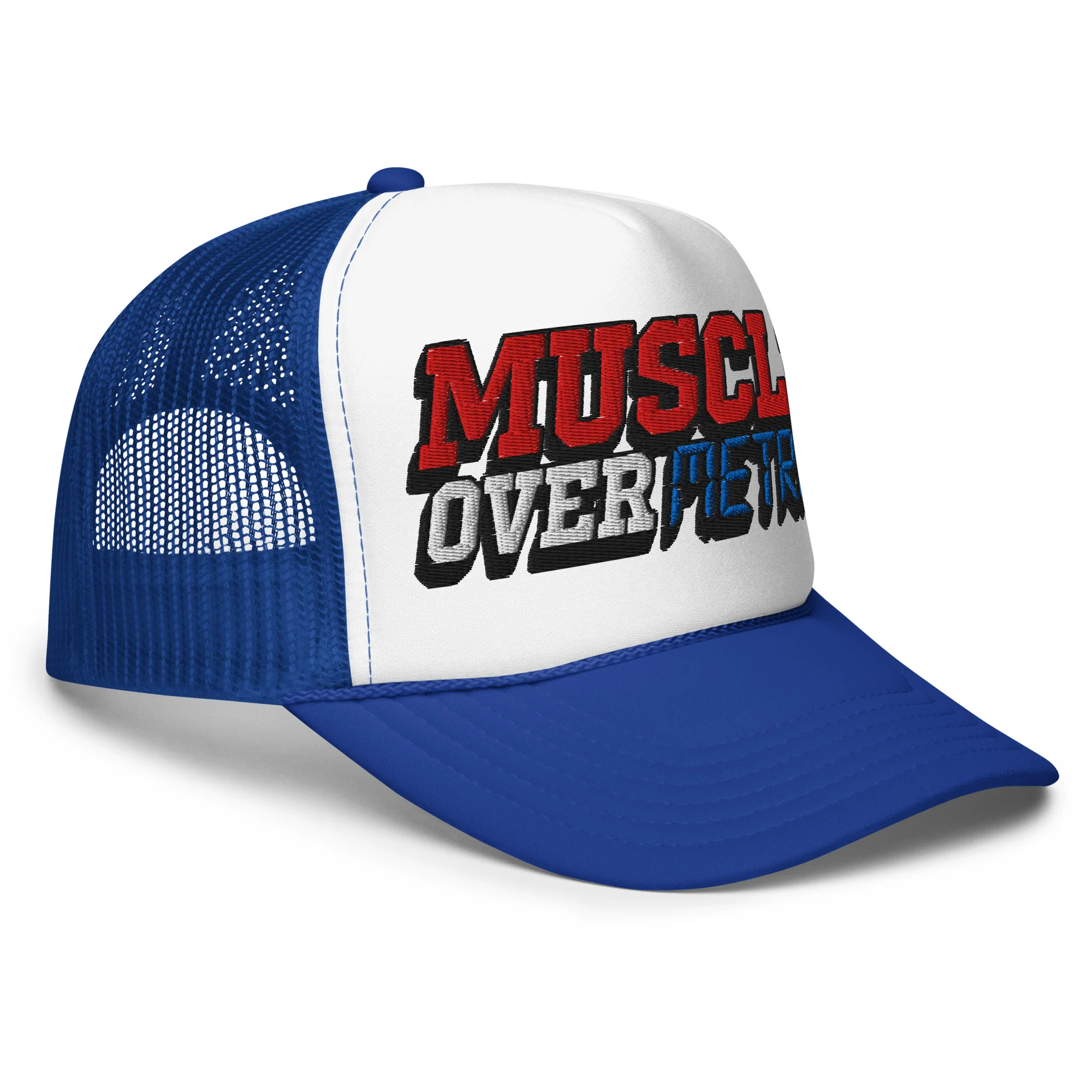 Muscle Over Metrics Foam trucker hat - Image 3