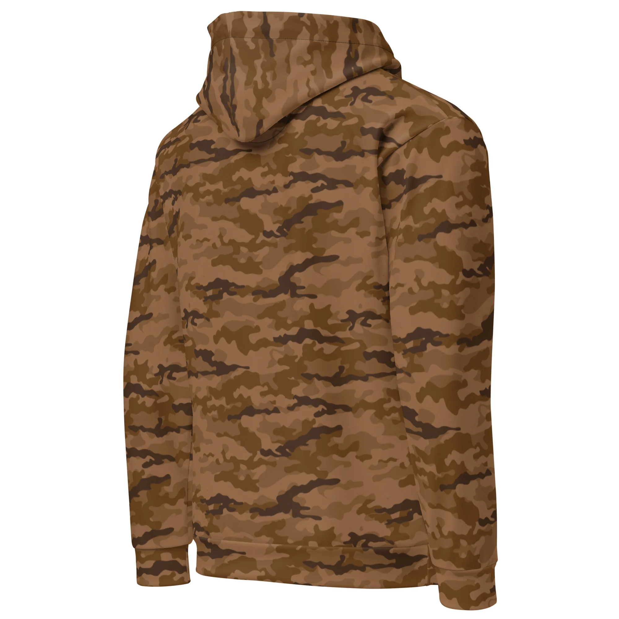 SJ CAMO Brown Unisex cotton hoodie - Image 4