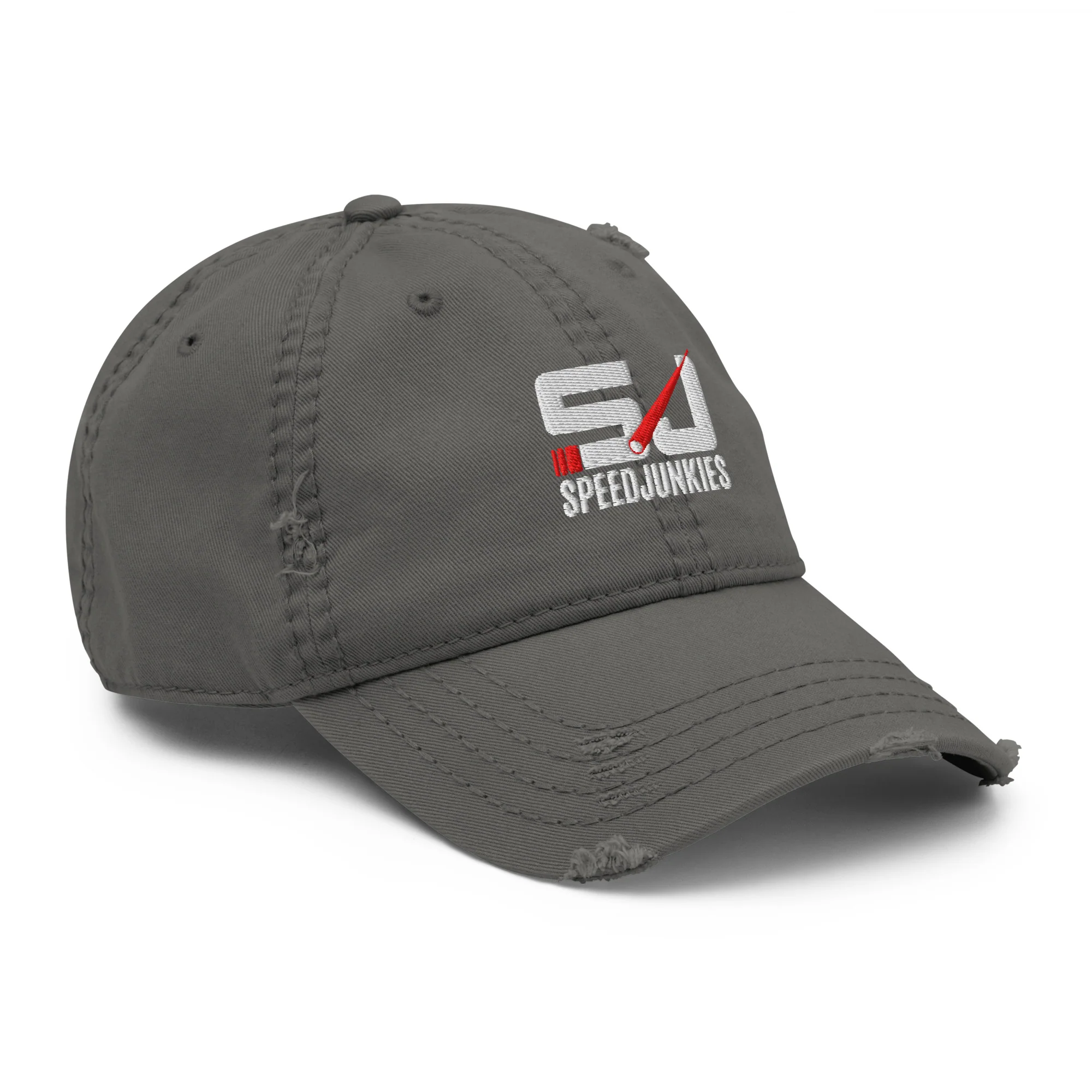 SJ Distressed Embroidered Dad Hat - Image 12