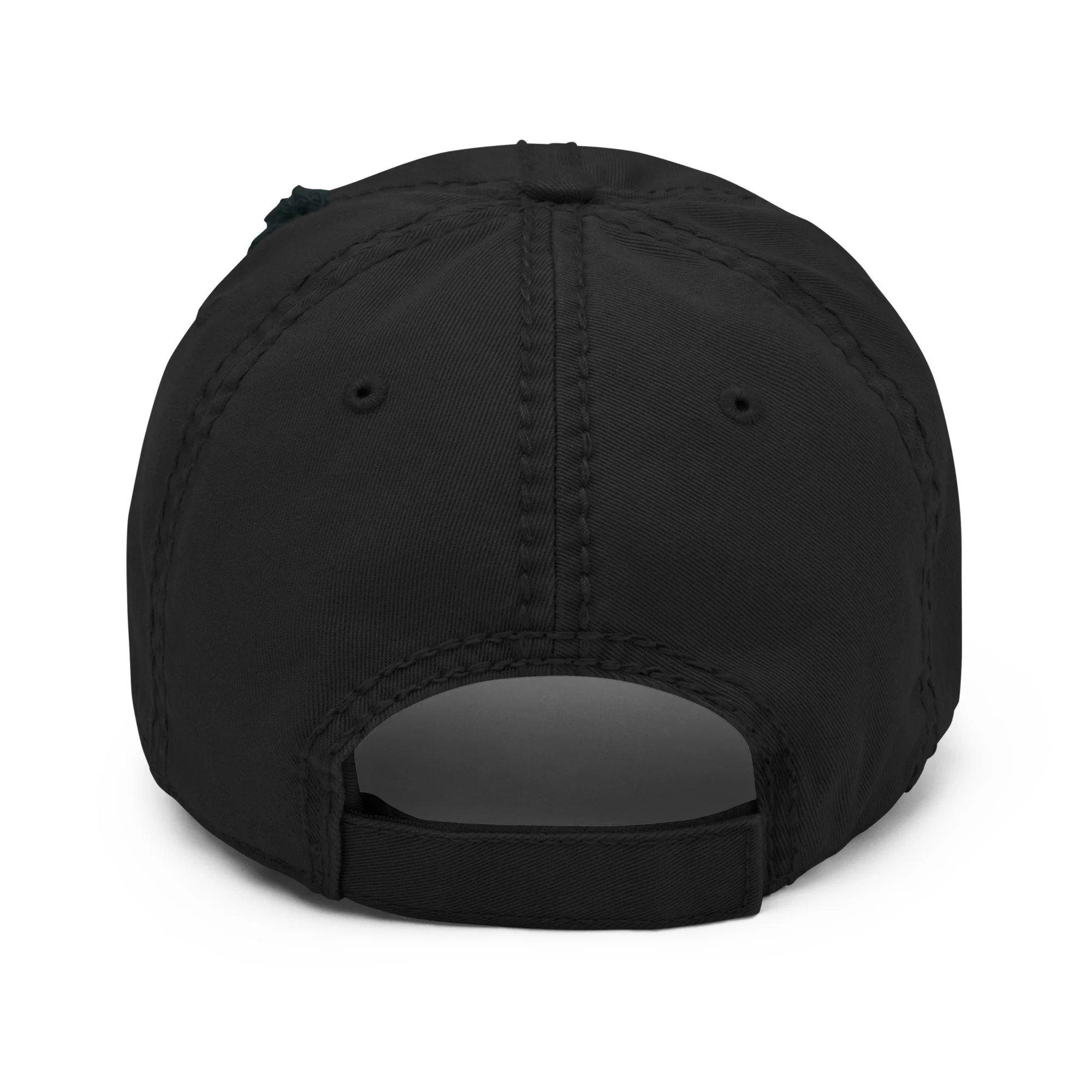 SJ Distressed Embroidered Dad Hat - Image 2