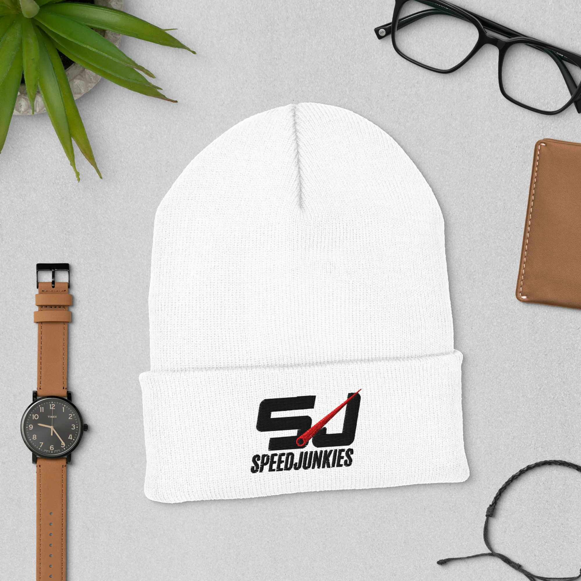 SpeedJunkies ColdStart Cuffed Beanie - Image 4