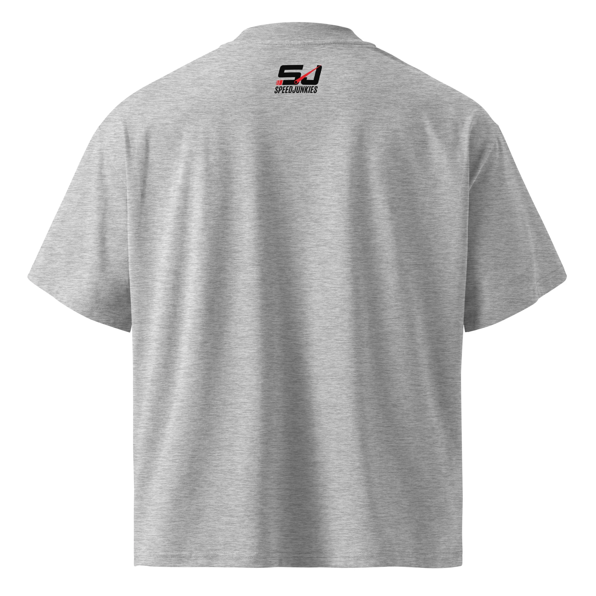 Unisex organic oversized high neck t-shirt - Image 2