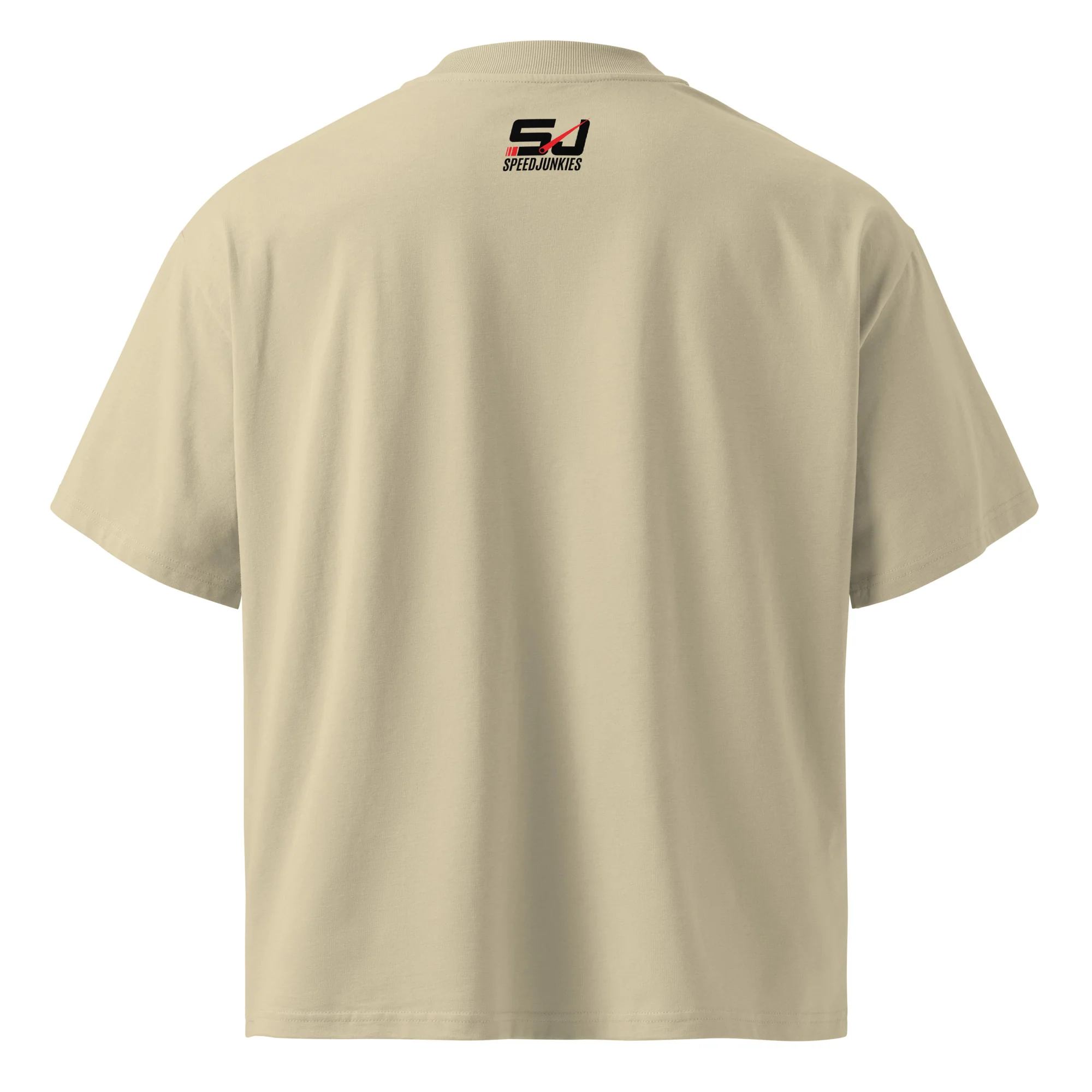 Unisex organic oversized high neck t-shirt - Image 4